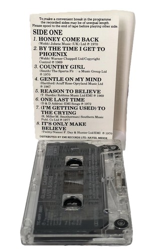 GLEN CAMPBELL LOVE SONGS CASSETTE TAPE EMI TC-MFP 5881 VERY GOOD CONDITION - Picture 2 of 6