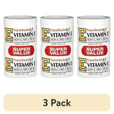 Fruit of the Earth Vitamin E Skin Cream 4oz 2 Pack Moisturizing Cream