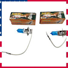 2pieces H3 Halogen Headlight Bulb 100w Super Bright Upgrade Headlight Bulb White 2pieces H3 Halogen Headlight Bulb 100w Super Bright Upgrade Headlight Bulb White
