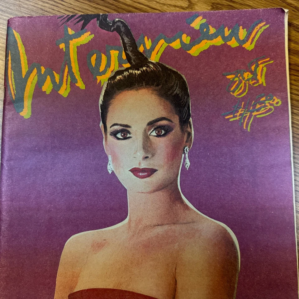 Andy Warhol’s Interview Magazine Oct 1980 Vol X No 10 - Patti Lu Pone Cover RARE Foto 3 de 4