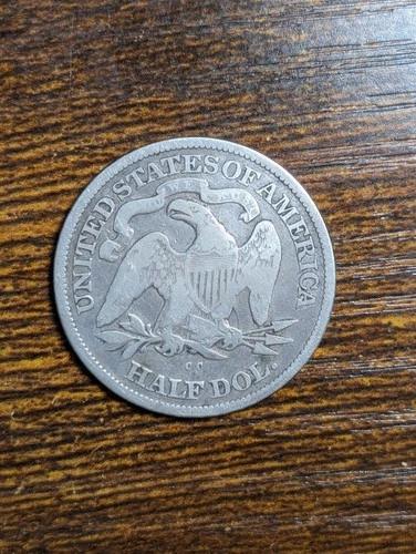 1877-CC Seated Liberty Half Dollar Carson City USA 🇺🇸 Historic Silver
