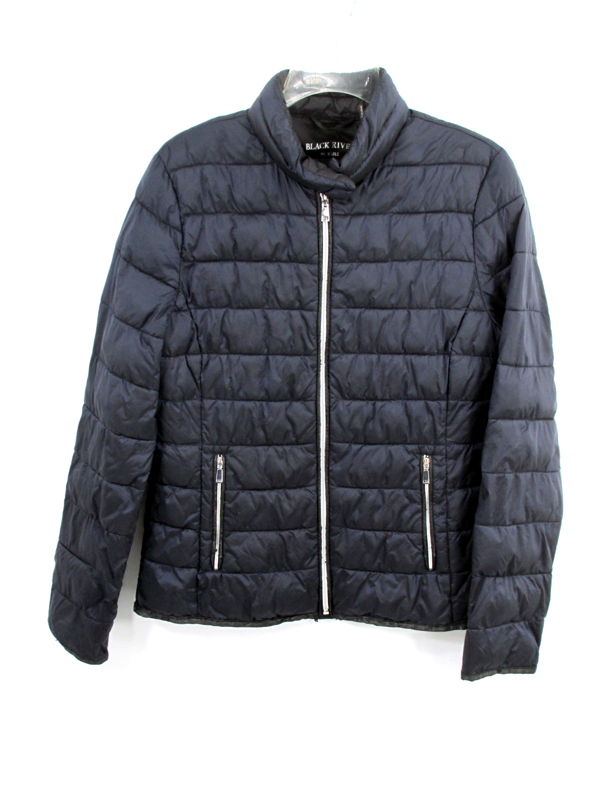 BLACK RIVET Packable Light Puffer Jacket Women Me… - image 1