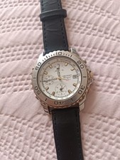 Orient Chronograph Uomo Quarzo Cronografo Tachimetro Data Allarme Bianco Nero