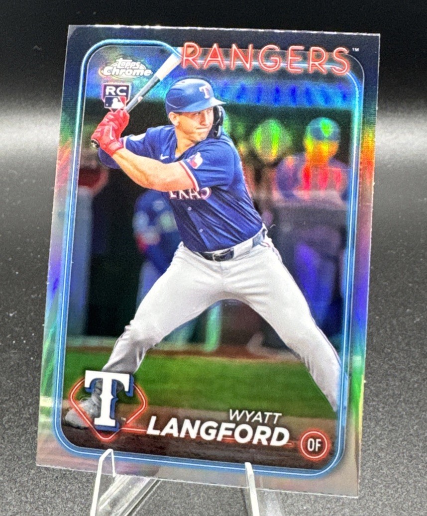 Wyatt Langford (RC) - 2024 Topps Chrome Update #USC35 - Refractor