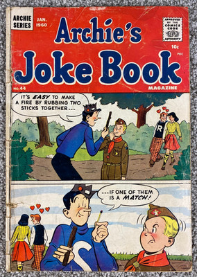 Archie's Joke Book #44 1960 Neal Adams 2nd Published Art Lower Grade Copy