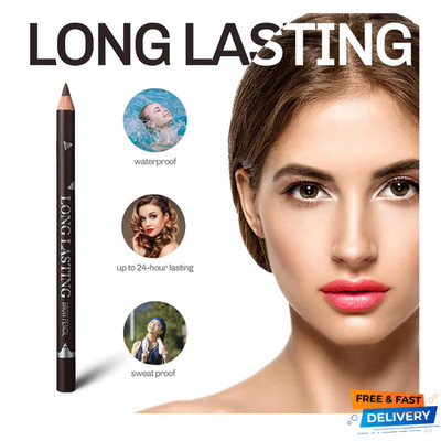 SUMEITANG 12 Pcs Dark Brown Eyebrow Pencil Eyeliner Makeup，Soft Textured，Easy...