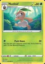 Pokemon Nuzleaf (12/258) Lost Origin NM REVERSE HOLO
