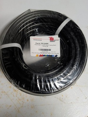 LLDPE Plastic Tubing Select  PE12ABK Oil Resistant,1/2 In Od, 100 Ft