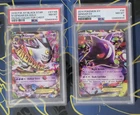 Pokemon TCG M Gengar EX XY166 Holo Promo Card + Gengar EX 34/119 - PSA 8