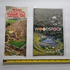 Woodstock Festival 50th Anniversary 2019 Collectors Booklet/ Brochure Bethel, NY