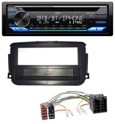 JVC Bluetooth MP3 USB DAB CD Car Stereo for Smart ForTwo (451, 2010 onwards)