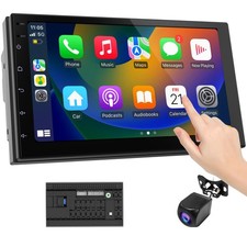 Wireless CarPlay Screen for Car  Android Auto Head Unit - Touchscreen 7 Inch...