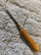 Punch Needle Tool with Wooden Handle Vintage