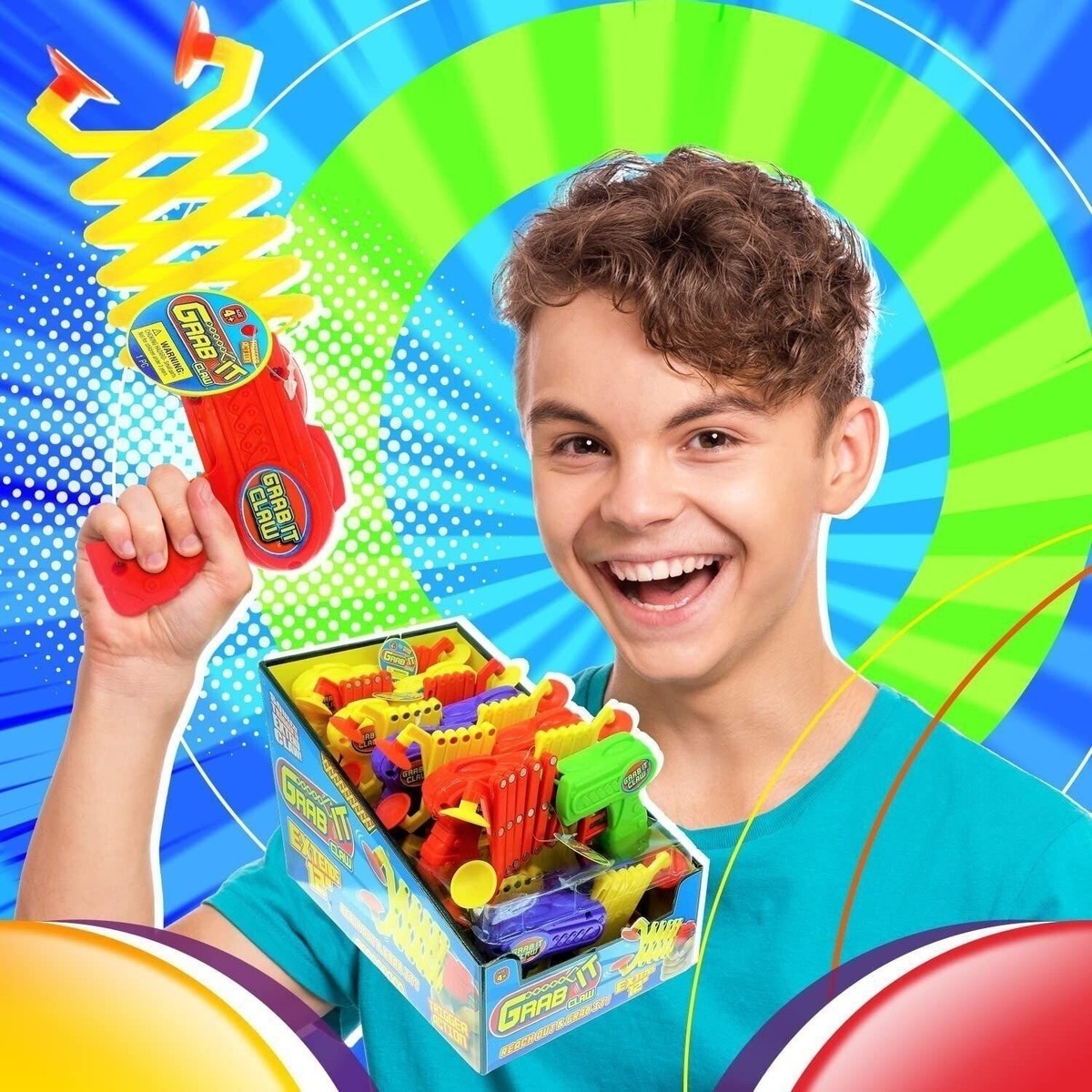 JA-RU Robot Arm Claw Grabber Gun (2 Toy Assorted) 12 Inch Long 