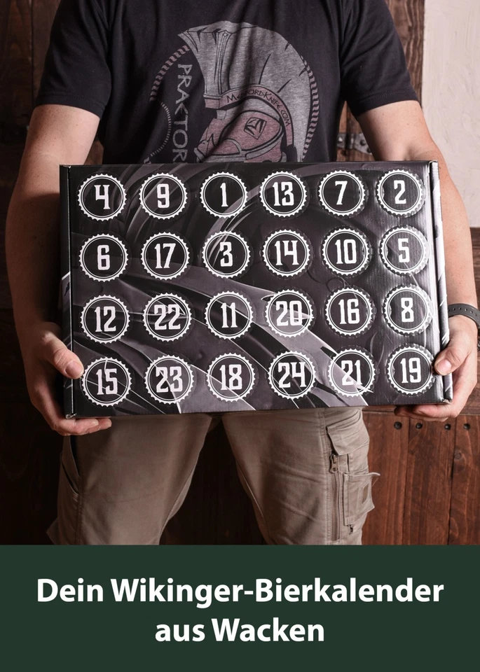 Wacken Brauerei Bier Adventskalender, Yule Edition 2025 Craft Beer Kalender - Bild 4 von 4