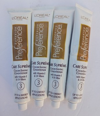 L'Oreal Superior Preference Color Saving Conditioner 3 1.8oz Tubes Discontinued 