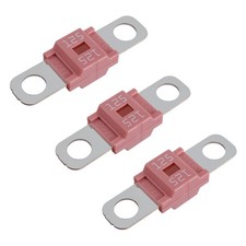 3 Pack 125A AMI Midi High Current Fuse, 125 Amp Bolt-on, Cars, Trucks, Buses