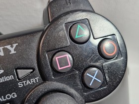 USED Sony PlayStation 2 Dual Shock Analog PS2 Controller SCPH-10010 - Black