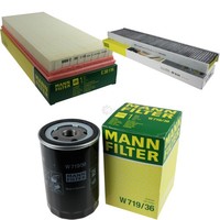 MANN-FILTER Inspektionspaket Filtersatz FüR Jaguar X-Type 2.5 V6 Awd 2.1 3.0
