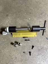 Used Forster Original Case Trimmer CT1010 W/ 2 Collets:1,3 And 6 Pilots