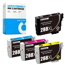 288XL Ink Cartridge Combo Pack of 4 for Epson Expression XP-340 XP-430 XP-434