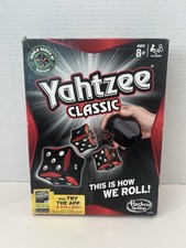 Yahtzee Classic Dice Family Game Hasbro Gaming 2012 Ages 8 