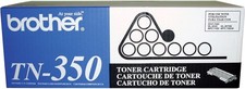 Cartuccia toner stampante originale OEM Brother TN-350 - nero - nuova sigillata nella scatola