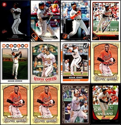 Adam Jones Baltimore Orioles (59) Card Lot - UNIQUE FIND   ONE OF A KIND