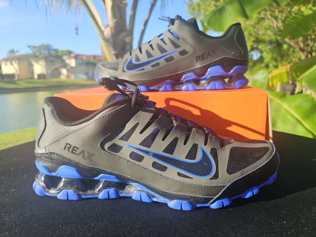 Nike Reax 8 TR Mesh Athletic Shoe Men\'s Size 11 Blue Black Activewear Nike Reax 8 TR Mesh Blue Cross Training Shoes | Mercari main image 4