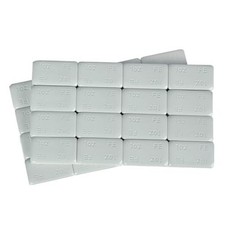 1oz 32Pcs Adhesive Wheel Weights Stick On for Steel 1 oz, 32 Pack Gray Upgraded