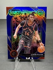 2024-25 Panini Select #298 Ja'Kobe Walter Rookie Courtside Blue Prizm (RC)