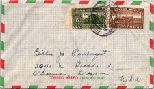 GOLDPATH: Mexico cover 1951 to USA airmail CV899_P08