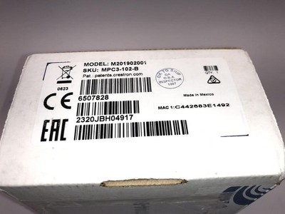 Crestron 3-Series Media Presentation Controller 102, Black / MPC3-102-B - SEALED