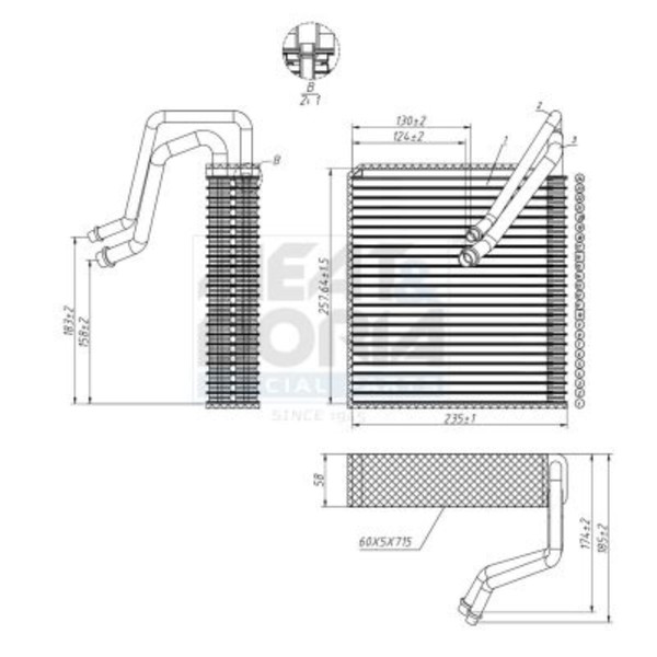Meat & Doria Verdampfer Klimaanlage Klimaverdapfer Passend FüR Land Rover-image
