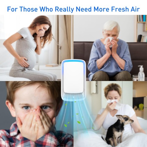 Ionizer Air Purifier(2 Pack), Quiet Negative Ion Plug in Air Purifier, Portab... - Picture 4 of 7