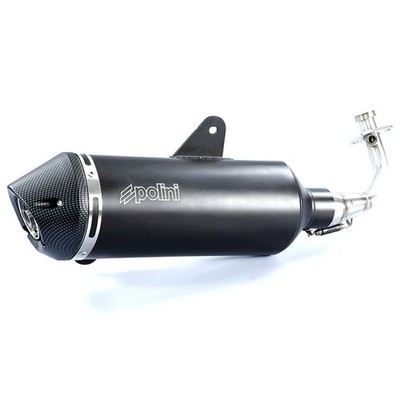 Schalldämpfer POLINI Edelstahl Mit Katalysator für Vespa GTS 125 Super Tech Ie 4