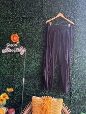 Women Tassels Fringe Dance Pants XL 2 Sets Black  Green 