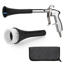 Car Cleaning Gun, 6-9.2Bar, High Pressure Air Blow Gun with 2 Set Nozzle Towe...
