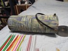 vintage knitting needle or yarn cylinder case, plus knitting needles , crocet — photo 4