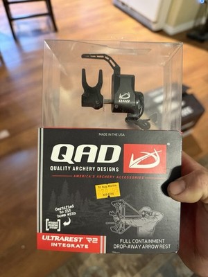 QAD Ultrarest R2 Integrate Full Containment Drop Away Arrow Rest Black
