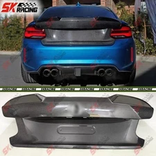 Dry Carbon Fiber/Wet Carbon Fiber Rear Trunk Lid Boot Cover For BMW M2 F87 16-21