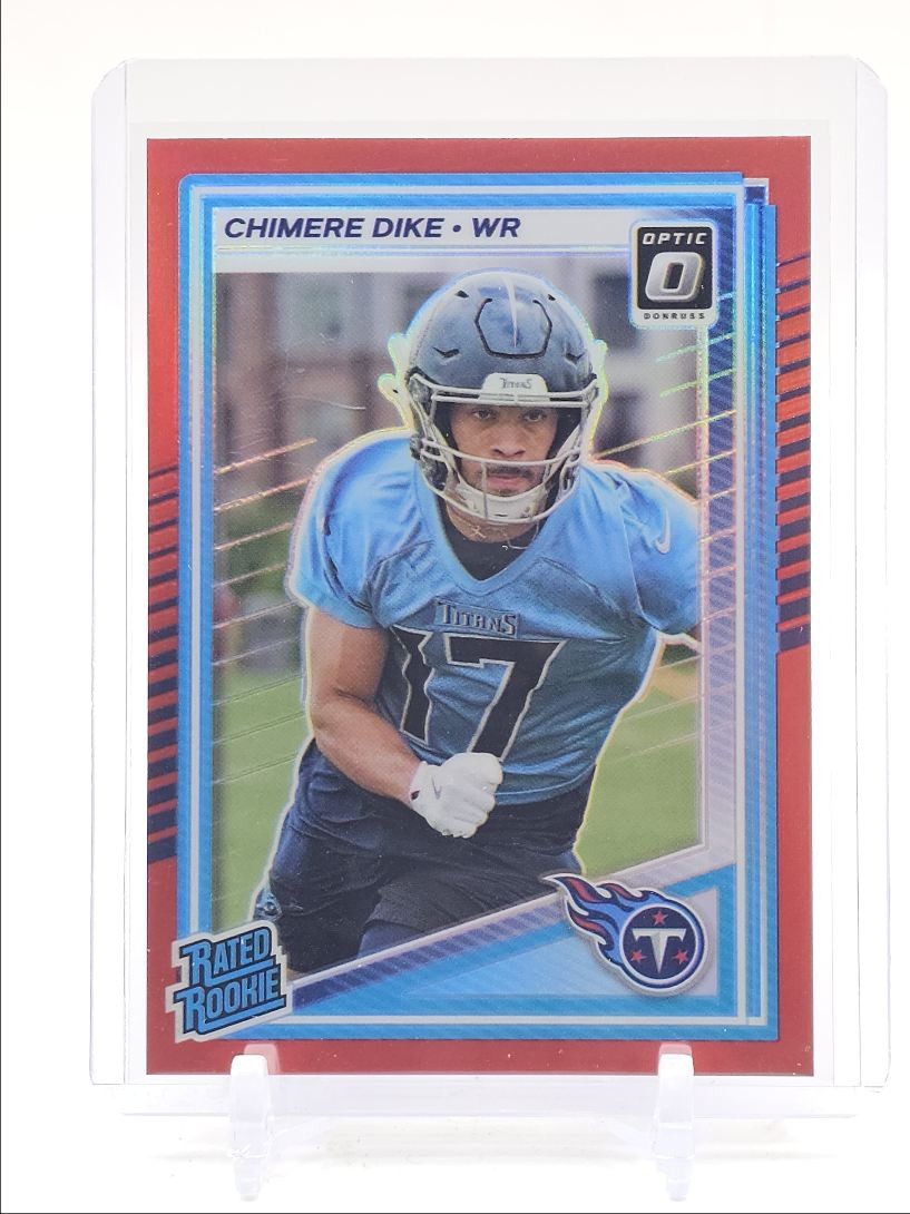 CHIMERE DIKE 2025 DONRUSS OPTIC RATED ROOKIE RED PRIZM #269 RC /149 Q2091