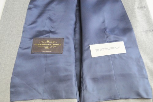 SUITSUPPLY Ferrara Grey Waistcoat UK34R Men's Wool Single-Breasted Formal Look - Picture 5 of 9