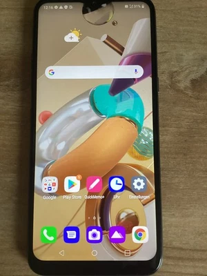 LG K41S LM-K410EMW - 32GB -  (Ohne Simlock) (Dual SIM) Dunkelgrau - Bild 1 von 3
