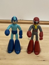 Lot of 2 MegaMan 15th Anniversary Jazwares Ca...