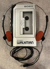Sony Walkman WM-1 Cassette Player Gemini AS1 Headphones New Belt-No FF-REW