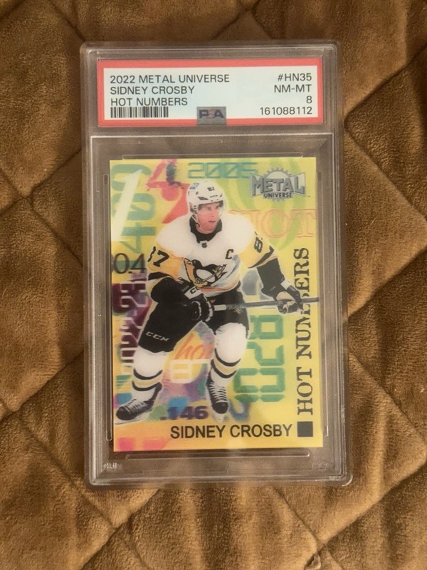 2022-23 Skybox Metal Universe - Hot Numbers Sidney Crosby #HN-35