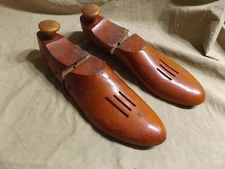 Primitive Antique Wooden Shoe Stretchers 10C Distressed w Steampunk Potential