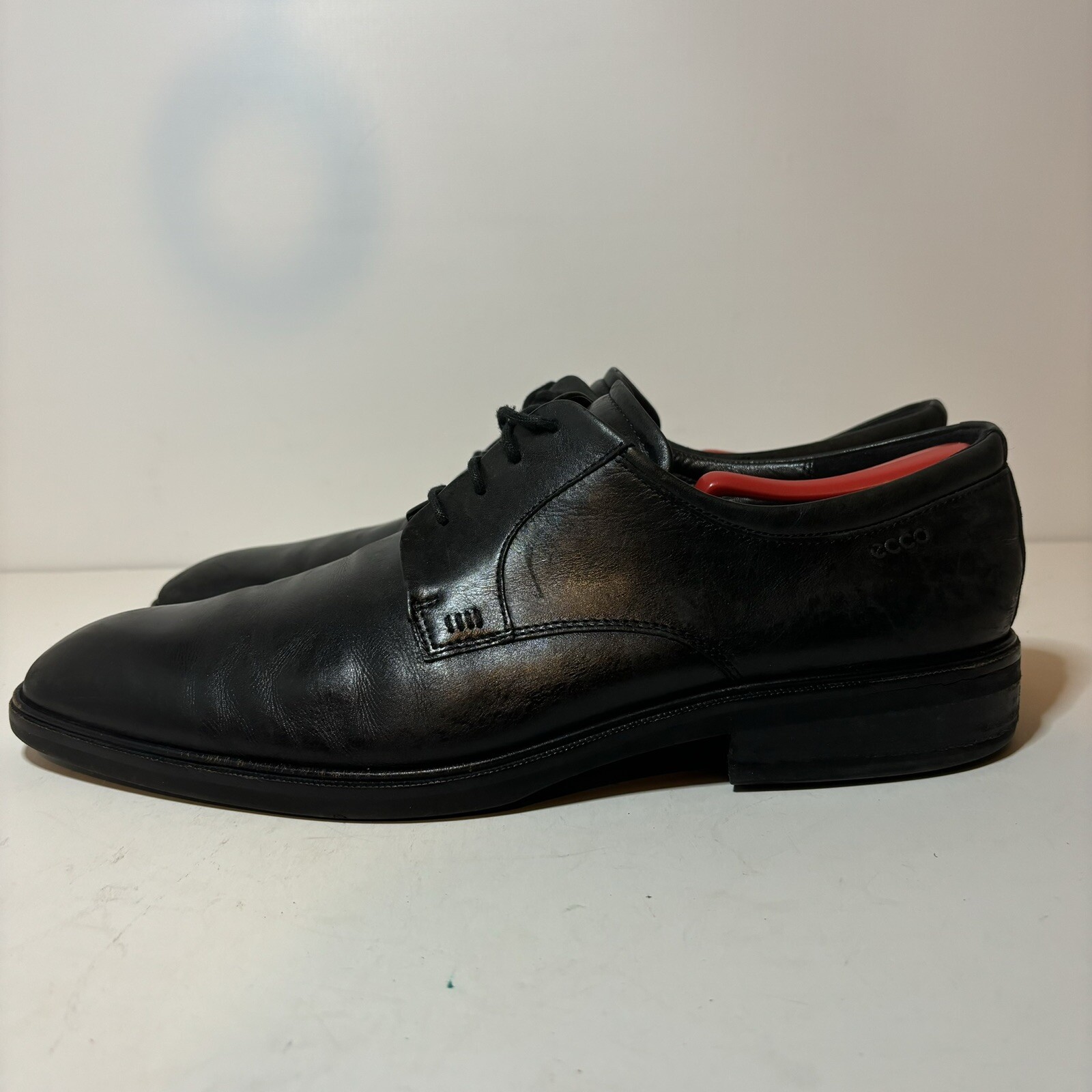 SAOLA Scarpe Oxford Metropole London Derby ECCO da uomo in pelle nera taglia 13 12 12 5 47