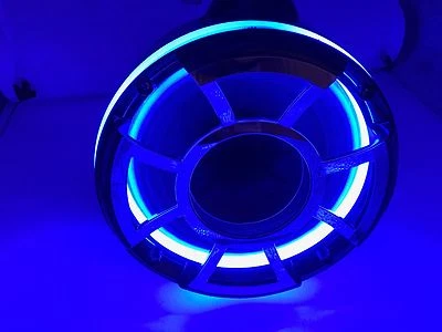 BLAST LED - REV 8 BLUE LED TOWER Speaker Rings for Wet Sounds Icon Rev 8 (BLUE)